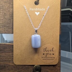 Blue Lace Agate Necklace